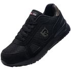Chaussures de Sécurité Légères pour Hommes et Femmes - LARNMERN - Embout en Acier Antidérapant - Noir