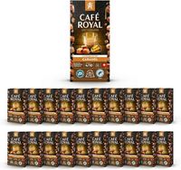 200 Capsules Aluminium Compatibles NESPRESSO® À USAGE DOMESTIQUE - CAFÉ SAVEUR CARAMEL - Dosettes by Café Royal®