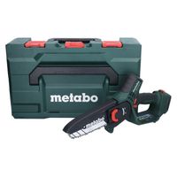 Metabo MS 18 LTX 15 Trononneuse sans fil 18 V 15 cm 15 cm 5 m/s + metaBOX ( 600856840 ) - sans batterie, sans chargeur de