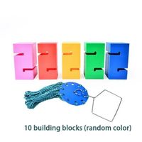 10 blocs de construction - Accessoires de jeu d'équipe d'entreprise en plein air pour enfants, jouets pour en