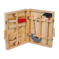 Boîte à outils - Woody - 100% bois - 8 outils - Pour enfant