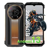 DOOGEE S110 Téléphone Portable Incassable G99 6.58" FHD 120Hz 22Go+256Go 10800mAh 50MP étanche Face ID Dual SIM - Or