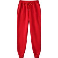 Pantalon de sport homme confortable Jogger Slim rouge - Fitness Randonnée