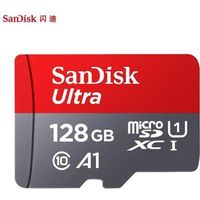 SanDisk Ultra 128Go Carte Mémoire Micro SD U1 A1 SDHC Vitesse de Lecture 98MB/S, Classe 10 Boutique Signally