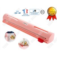 TD® derouleur film alimentaire plastique etirable tiroir professionnel aluminium distributeur cuisine accessoire decoupeur coupe