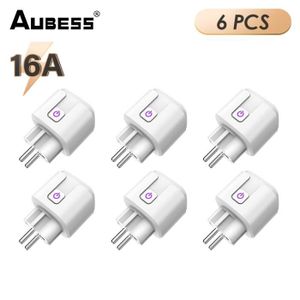 PRISE 16A 6PCS-Aubess – Mini prise intelligente SP10 Tuy