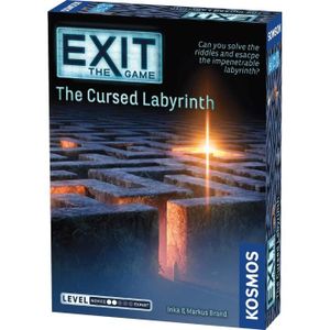 JEU SOCIÉTÉ - PLATEAU Jeu de Plateau - EXIT - The Cursed Labyrinthe - Ni