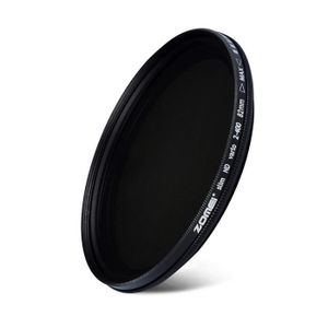 EN Classe 52 mm Neewer ND2-ND400 Ultra mince Fader R/églable Densit/é Neutre Filtre dObjectif pour Objectif de Cam/éra avec 52 mm Filetage de Filtre Optique de Taille
