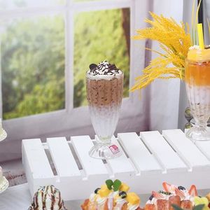 DINETTE - CUISINE Minerai 23cm - Simulation de Crème Glacée, Dessert, Thé au Lait, Tasse de Magasin de Faux Fruits, Modèle de D