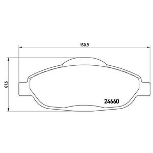 Triscan 8110 38007 Kit de plaquettes de frein frein /à disque