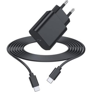 CHARGEUR TÉLÉPHONE Chargeur Rapide USB C 45W avec 2M Câble pour Samsu