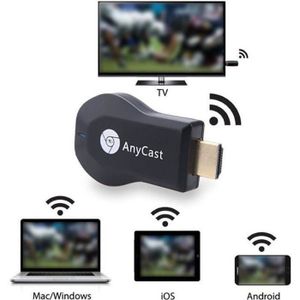 RÉCEPTEUR - DÉCODEUR   Clé TV HDMI WiFi 1080P HD Dongle sans fil Miracast