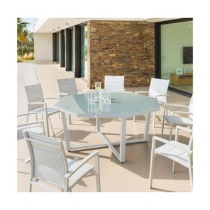 Table Olympe Hesperide Verre Alu 8 Personnes Achat Vente Table