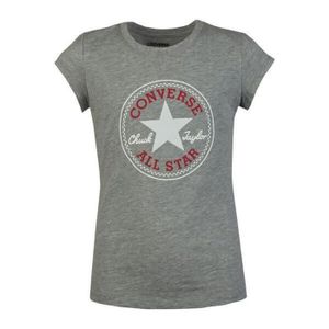 T-SHIRT T-shirt fille Converse Chuck Patch - dark grey heather - L