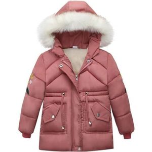 DOUDOUNE Manteau Hiver Fille Mi Longue Vêtement Épaissie Po