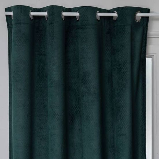 Tenda oscurante effetto velluto fujo cannella 135x260cm - Atmosphera