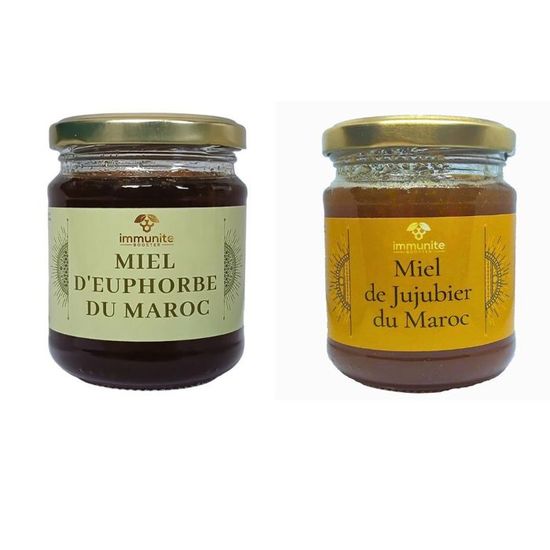 Pack 3 Miels Du Maroc 250g De Miel De Jujubier 250g De Miel De Daghmous 250g De Miel D Oranger Immunitebooster Cdiscount Au Quotidien