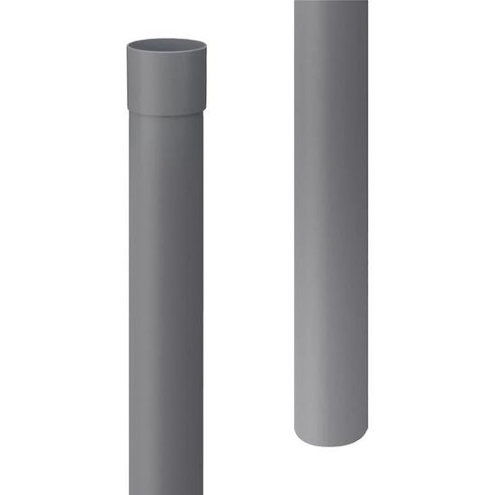 INEFA Coude De Descente 87° Marron - DN 50 - PVC-U Sans Plastifiant - Fabriqué En Allemagne - Pour Gouttière Et Tuyau Pluie