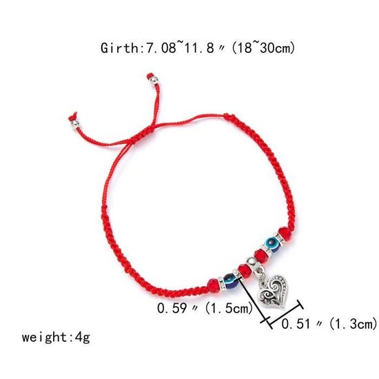 Bracelets porte bonheur égyptien, contre le mauvais oeil