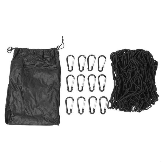 Filet De Rangement Voiture XiXiRan 90x120cm - Nylon Élastique - Pour Coffre Et Toit
