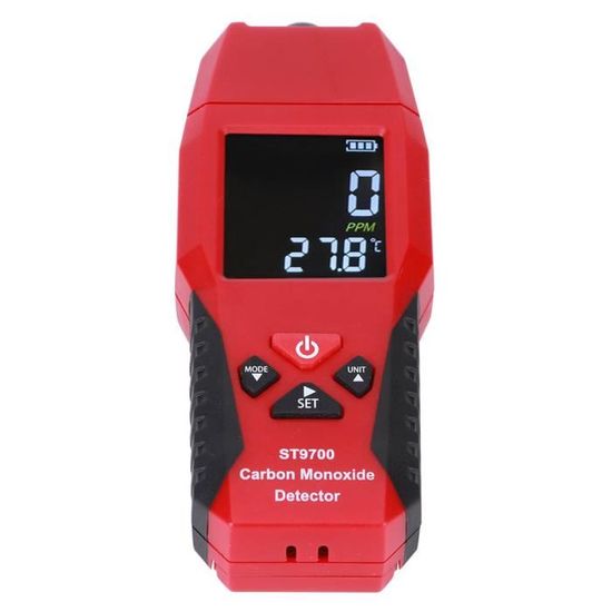 Détecteur De Monoxyde De Carbone GOYOJO, Portable 0-2000 Ppm, Avec Alarme Vibreur Et Visuelle