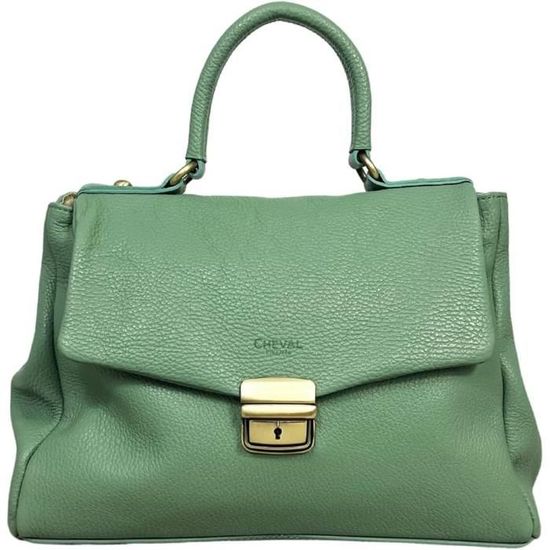 Grand Sac À Bandoulière En Cuir Italien Véritable Fait À La Main Pour