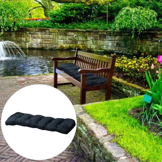 Coussin Pour Banc De Jardin Avec Dossier | 160x48 Cm | Gris - HAVE A