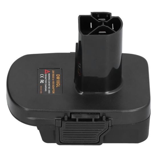 Adaptateur Chargeur Sans Fil Pour Batteries Outils (DCB180, DCB200, Etc.) - Charge Rapide 15W, Ports USB-C Et USB-A - Convertisseur Portable