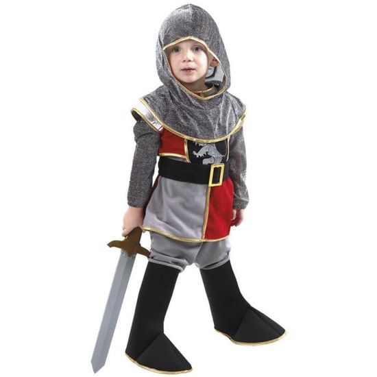 Déguisement chevalier médiéval croisé garçon - Gris - Argent - Polyester -  Intérieur - Cdiscount Jeux - Jouets