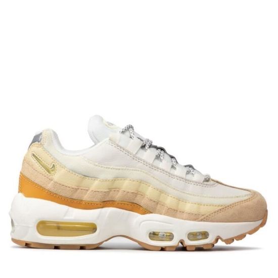 Chaussures NIKE Air Max 95 Blanc Beige Femme Adulte CDiscount
