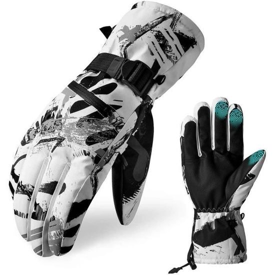 Gants De Ski TRILINK - Chauds, Imperméables, écran Tactile - Pour Ski, Snow, Rando - Homme/Femme