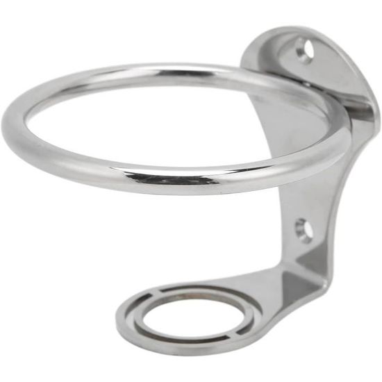Ashata Porte gobelet à anneau de bateau Porte Gobelet en Acier Inoxydable 304 Porte Bouteille RV