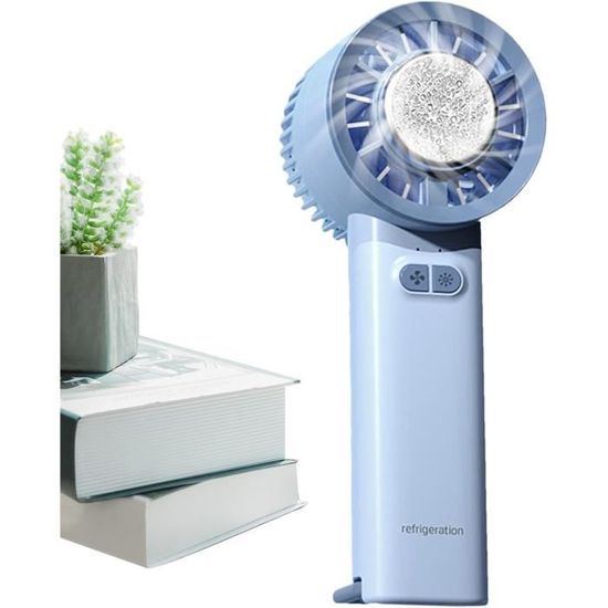 Ventilateur Portable Personnel USB - Léger, écran Numérique, 199 Modes | Parfait Pour Voyages, Bureau, été