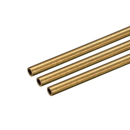 LSCAILIAO Tube en Laiton - H62Laboratoire de Tubes en Laiton, Longueur 500 mm, épaisseur de paroi 1 mm, diamètre extérieur 3-10 mm,Od 9.5mm LSCAILIAO Tube en Laiton - H62Laboratoire de Tubes en Laiton, Longueur 500 mm, épaisseur de paroi 1 mm, diamètre extérieur 3-10 mm,Od 9.5mm