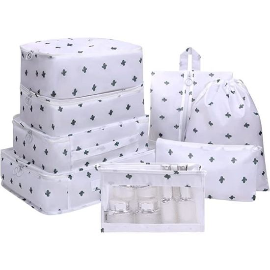 20 Sacs De Rangement Voyage Panda | Fermeture Éclair, Étanches, 5 Tailles Pour Vêtements Et Cosmetics
