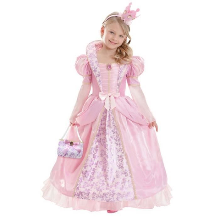Déguisement Reine rose : 3/5 ans