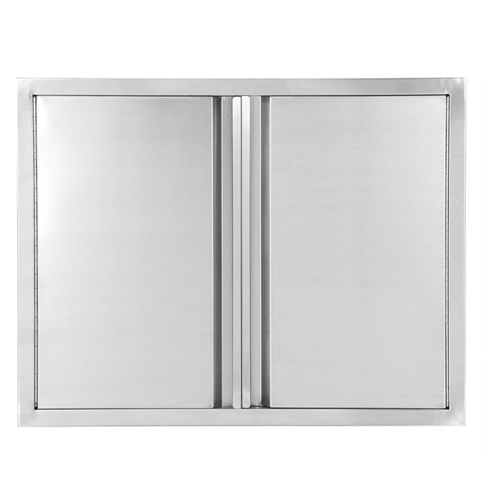 Porte d'Armoires de Cuisine Porte de Barbecue en Acier INOX Parfait pour Cuisines Extérieures et Ilots de Barbecue 29x22x3'' #2