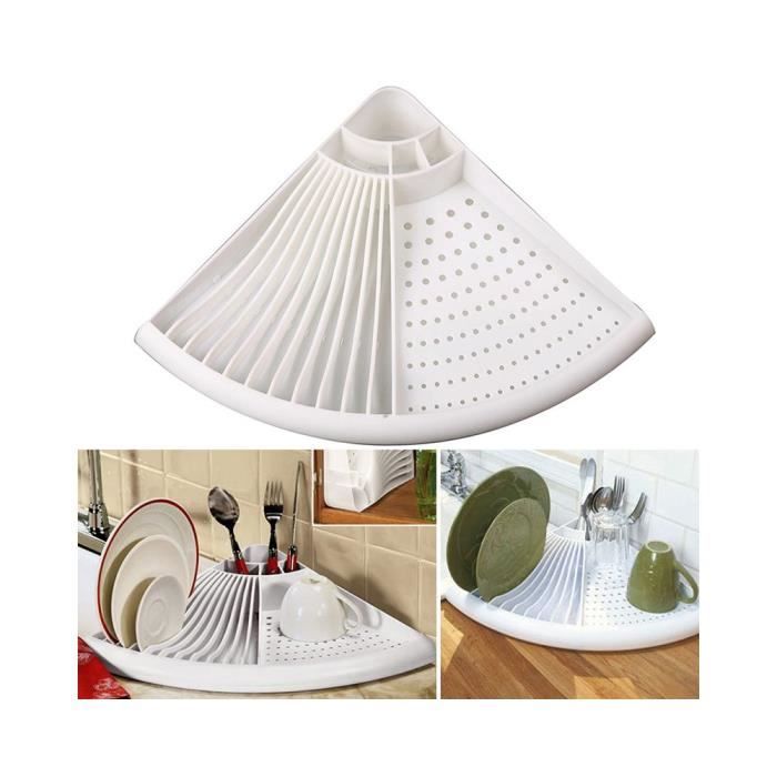 Égouttoir Plateau Porte-évier de Cuisine Grille de Séchage Pour Vaisselle Plaques de Coupe Bol Panier D'étagère