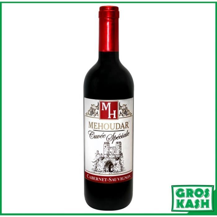 Cabernet Sauvignon Vin Rouge casher 'Mehoudar' 750ml Ihoud KLP