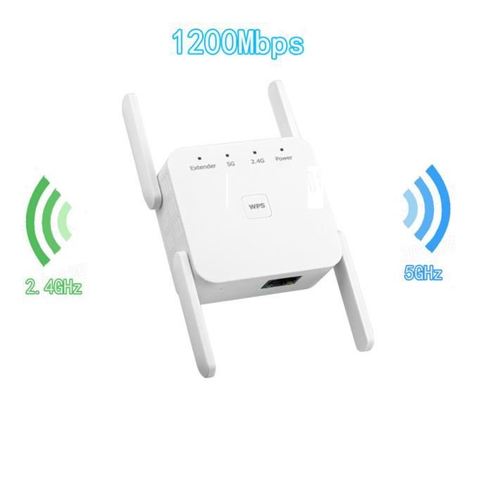 Amplificateur double bande de signal d'amplificateur de gamme de répéteur WiFi sans fil 1200Mbps Sji Zua 10