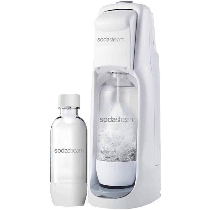 sodastream Machine à Soda Jet Plus + 1 Bouteille Pet Blanc 0,5 L