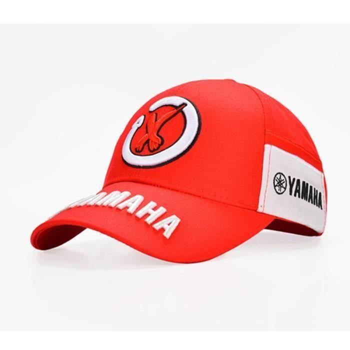 Date F1 MOTO GP Jorge Lorenzo Hommes Broderie 99 YAMAHA Casquette De Course De Moto Hommes Casquette De Baseball - Rouge