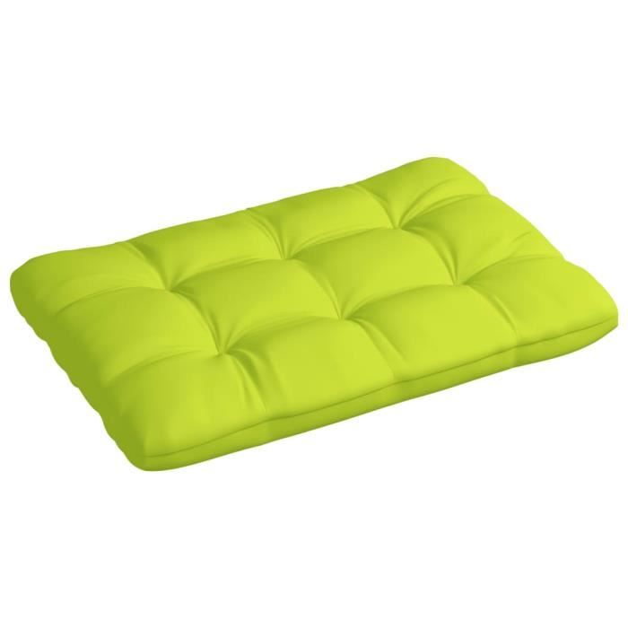 Haute qualité-Coussin de palette - Coussins pour fauteuils canapés moderne -Vert vif 120x80x12 cm Tissu Super��5751