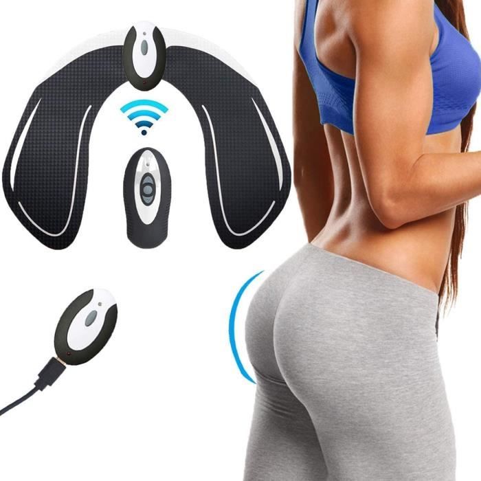 Nitoer Hips Electrostimulateur Musculaire Hanches Trainer,Appareil de Fesse Intelligent,Electrostimulateur fessier,Teacuteleacutec