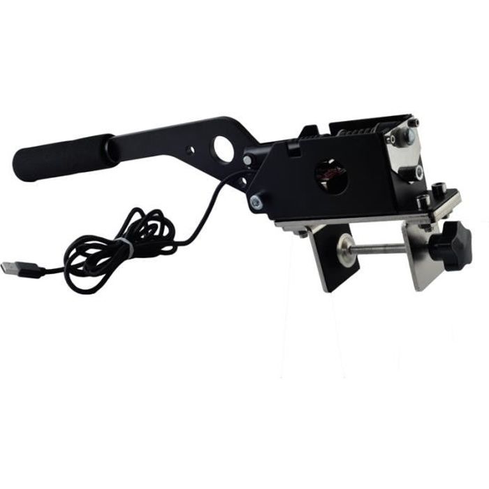 Pièces Auto,SIM USB frein à main + pince PC Windows pour Sim jeux de course G25 G27 G29 T500 FANATECOSW Dirt rallye - Type HB-02-BK