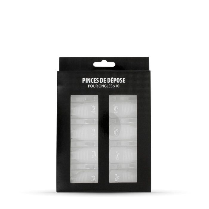 Remover et tips off - Pince de dépose pour ongles x10 - Beautélive