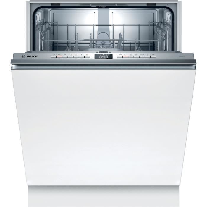 Lave-vaisselle tout intégrable BOSCH SMV4HTX28E SER4 - 12 couverts - Induction - L60 cm - Home Connect - 46dB