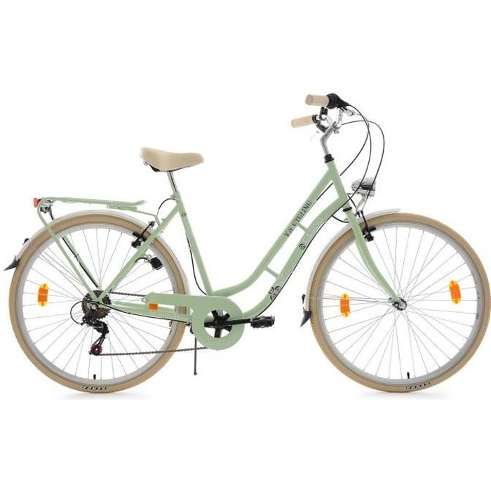 Vélo de ville 28'' Casino vert TC 53 cm 6V KS Cycling