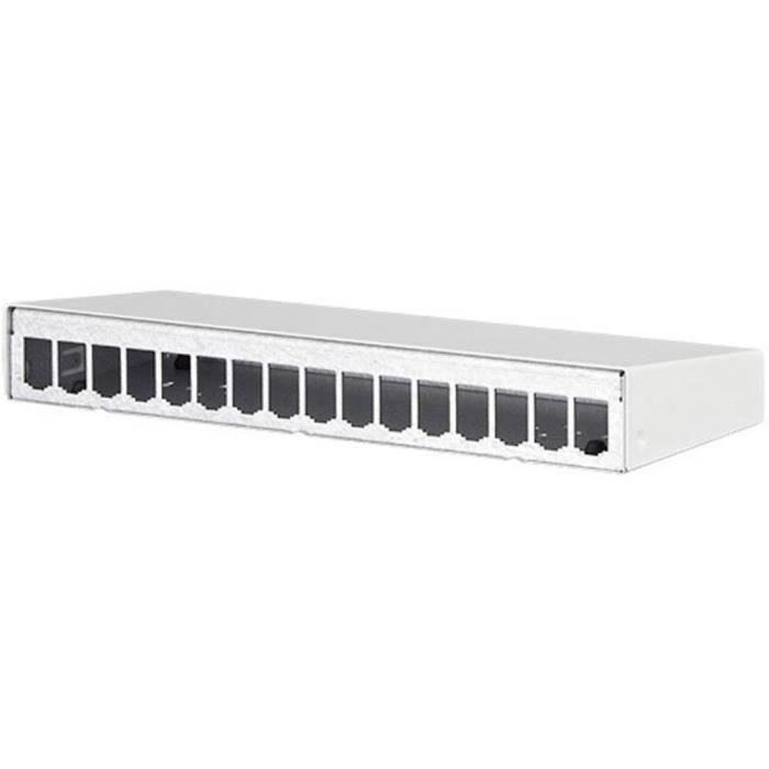 Metz Connect 130861-1602-E 16 ports Panneau de brassage non équipé