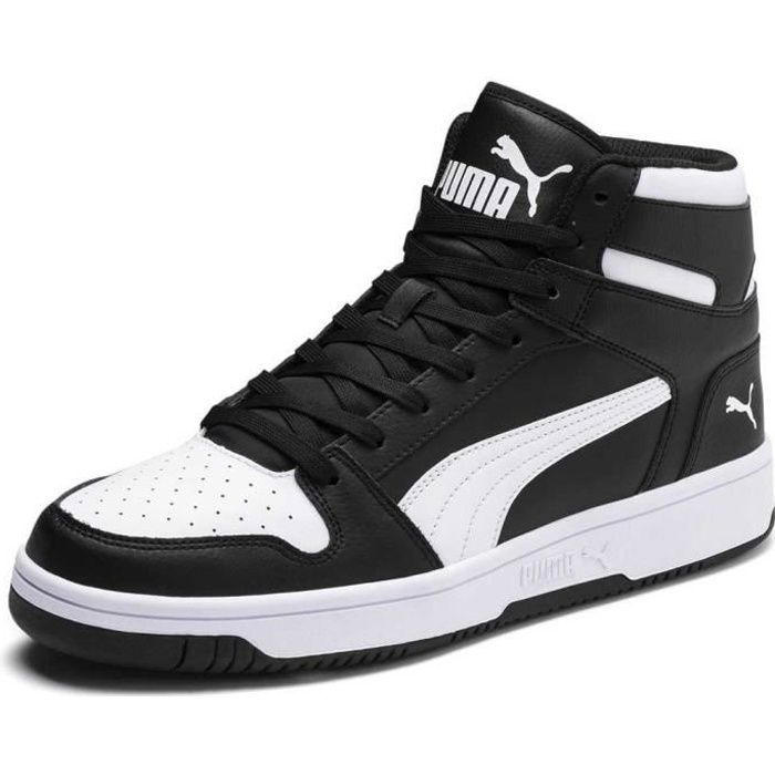 chaussures homme baskets puma rebound lay up sl. rebound layup sl est une nouvelle interprétation d’un entraîneur classique inspiré